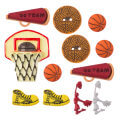 Buttons & Galore Basketbol Temalı Dekoratif Düğme - 4064