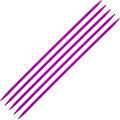 Kartopu Double Pointed Needle, Metal, 3.5 mm 20 cm, Purple