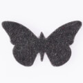La Mia 3.3X5 Cm 25'Li Kırçıllı Siyah Kelebek Keçe Motifler