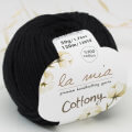 La Mia Cottony Baby Yarn, Black - P21