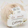 La Mia Cottony Baby Yarn, Cream - P2-L002