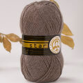 Madame Tricote Paris Star Knitting Yarn, Brown - 14-1754