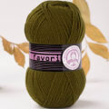 Madame Tricote Paris Favori Knitting Yarn, Green - 77-1768