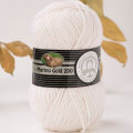 Madame Tricote Paris Merino Gold 200 Knitting Yarn, White - 100-1842