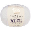 Gazzal Baby Wool XL Baby Yarn, White - 801XL