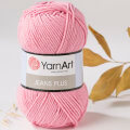 YarnArt Jeans Plus Cotton Yarn, Pinkish White - 36