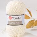YarnArt Jeans Plus Cotton Yarn, Cream - 3