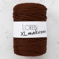 Loren XL Makrome Kahverengi El Örgü İpi - R044