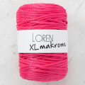 Loren XL Makrome Fuşya El Örgü İpi - R013