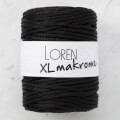 Loren XL Makrome Siyah El Örgü İpi - R004