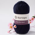 Kartopu Cozy Wool Sport Yarn, Navy - K630