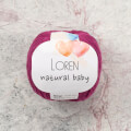 Loren Natural Baby Patlıcan Moru El Örgü İpi - R098