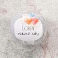 Loren Natural Baby Açık Gri El Örgü İpi - R080