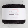 La Mia Paper Soft Yarn, Black - L006