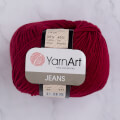 YarnArt Jeans Knitting Yarn, Claret Red - 66