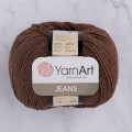 YarnArt Jeans Knitting Yarn, Brown - 70