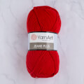 YarnArt Jeans Plus Cotton Yarn, Red - 64