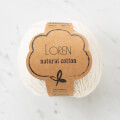 Loren Natural Cotton Krem El Örgü İpi - R083