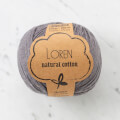 Loren Natural Cotton Antrasit El Örgü İpi - R082