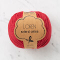 Loren Natural Cotton Vişne Çürüğü El Örgü İpi - R099