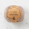 Loren Natural Cotton Vizon El Örgü İpi - R085