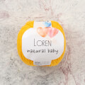 Loren Natural Baby Sarı El Örgü İpi - R002