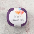 Loren Natural Baby Mor El Örgü İpi - R093