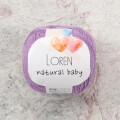 Loren Natural Baby Mor El Örgü İpi - R020