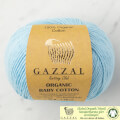Gazzal Organic Baby Cotton Mavi Bebek Yünü - 423