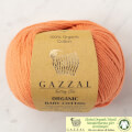 Gazzal Organic Baby Cotton Yarn,Orange - 438