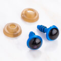 Loren 8 mm 5 Pairs Amigurumi Safety Plastic Eyes, Blue