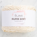 La Mia Paper Soft Yarn, Cream - L155