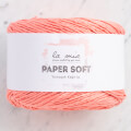 La Mia Paper Soft Yarn, Pinkish Orange - L215