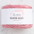 La Mia Paper Soft Yarn, Dusty Rose Pink - L090