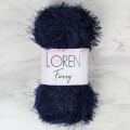 Loren Furry Lacivert El Örgü İpi - RF005