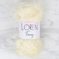 Loren Furry Krem El Örgü İpi - RF065