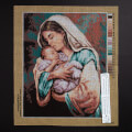 ORCHİDEA 40 x 50 cm Anne ve Bebeği Baskılı Goblen  80003M