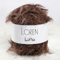 Loren Luna Eyelash Yarn, Light Grey - R080 - Hobiumyarns