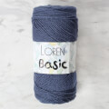 Loren Basic Havacı Mavi El Örgü İpi - 650