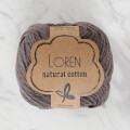 Loren Natural Cotton Yarn, Brown - R069