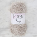 Loren Furry Açık Bej El Örgü İpi - RF050