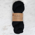 La Mia Natural Wool Knitting Yarn, Black - L815
