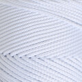 Loren Polyester Soft Macrame Optik Beyaz El Örgü İpi - LM001