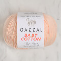 Gazzal Baby Cotton Knitting Yarn, Pinkish Orange - 3469