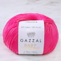 Gazzal Baby Cotton Fuşya Bebek Yünü - 3461