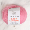Gazzal Baby Cotton Knitting Yarn, Pink - 3468