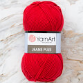 YarnArt Jeans Plus Cotton Yarn, Claret - 51
