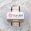 YarnArt Jeans Knitting Yarn, Grey - 80