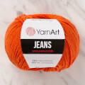 YarnArt Jeans Knitting Yarn, Orange - 85