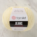 YarnArt Jeans Knitting Yarn, Baby Yellow - 86